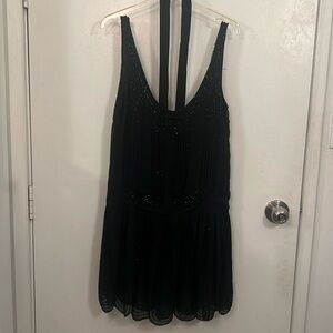 Black Sequin Dress